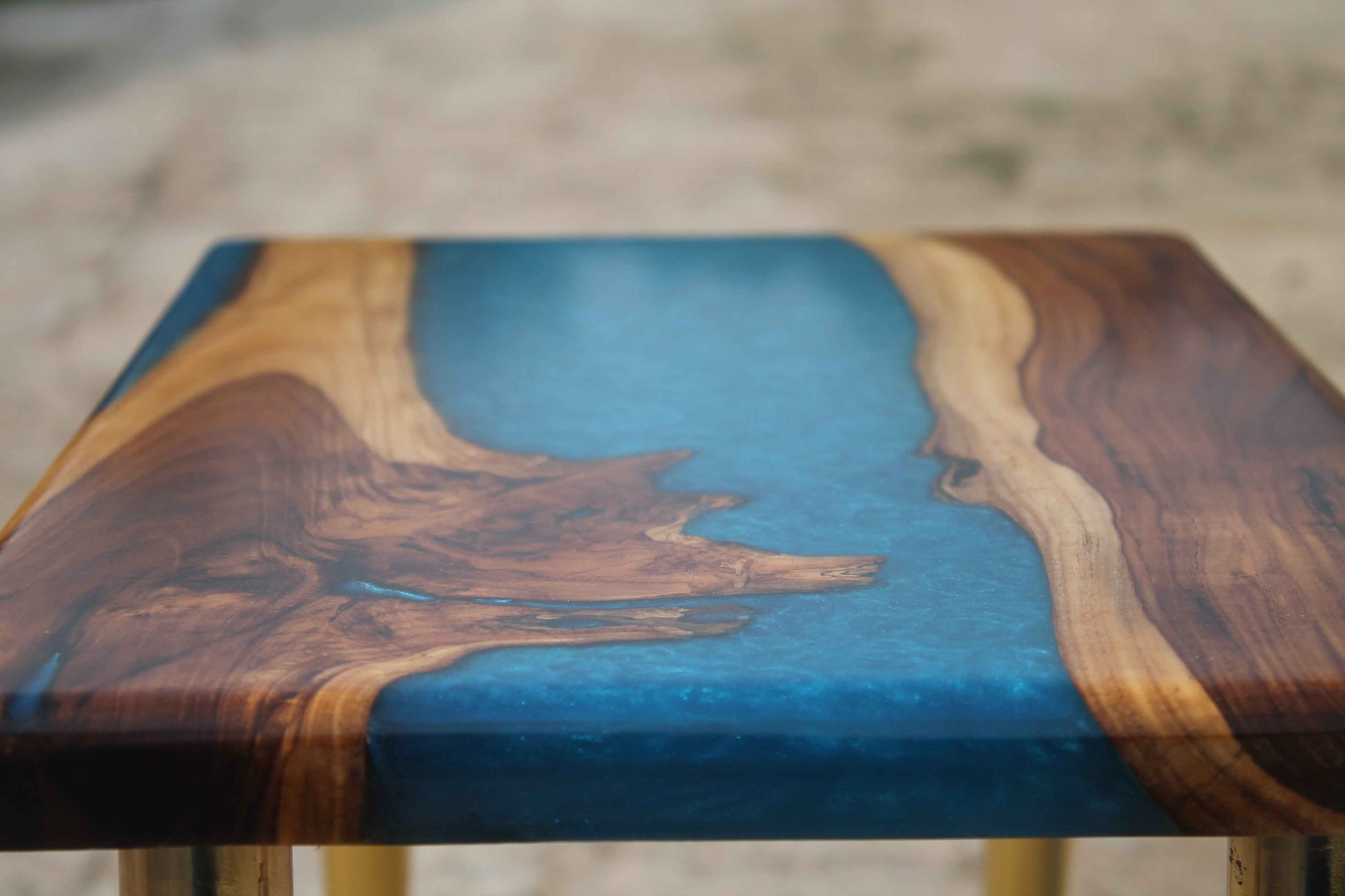 Epoxy River Side Table