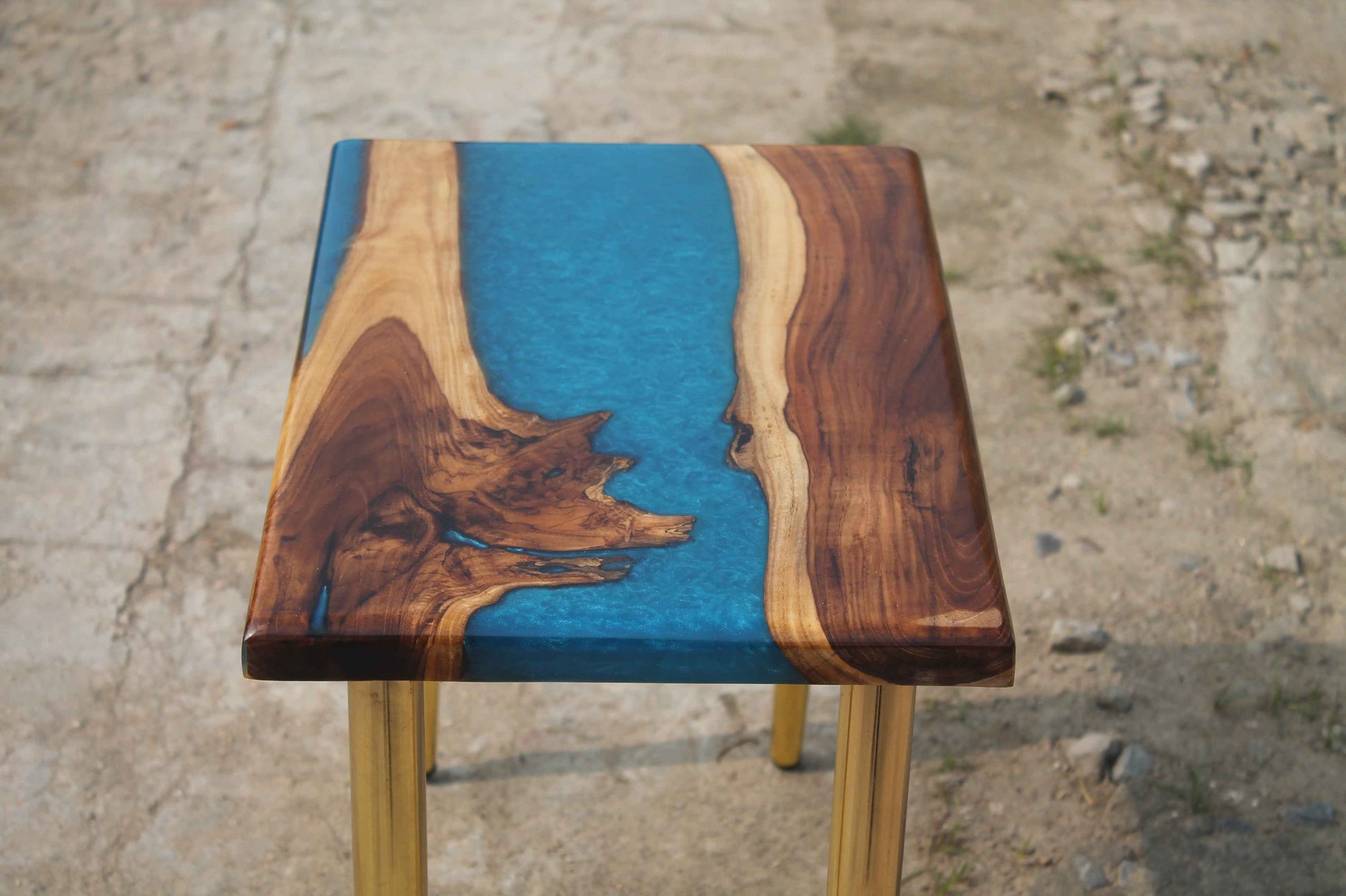 Epoxy River Side Table