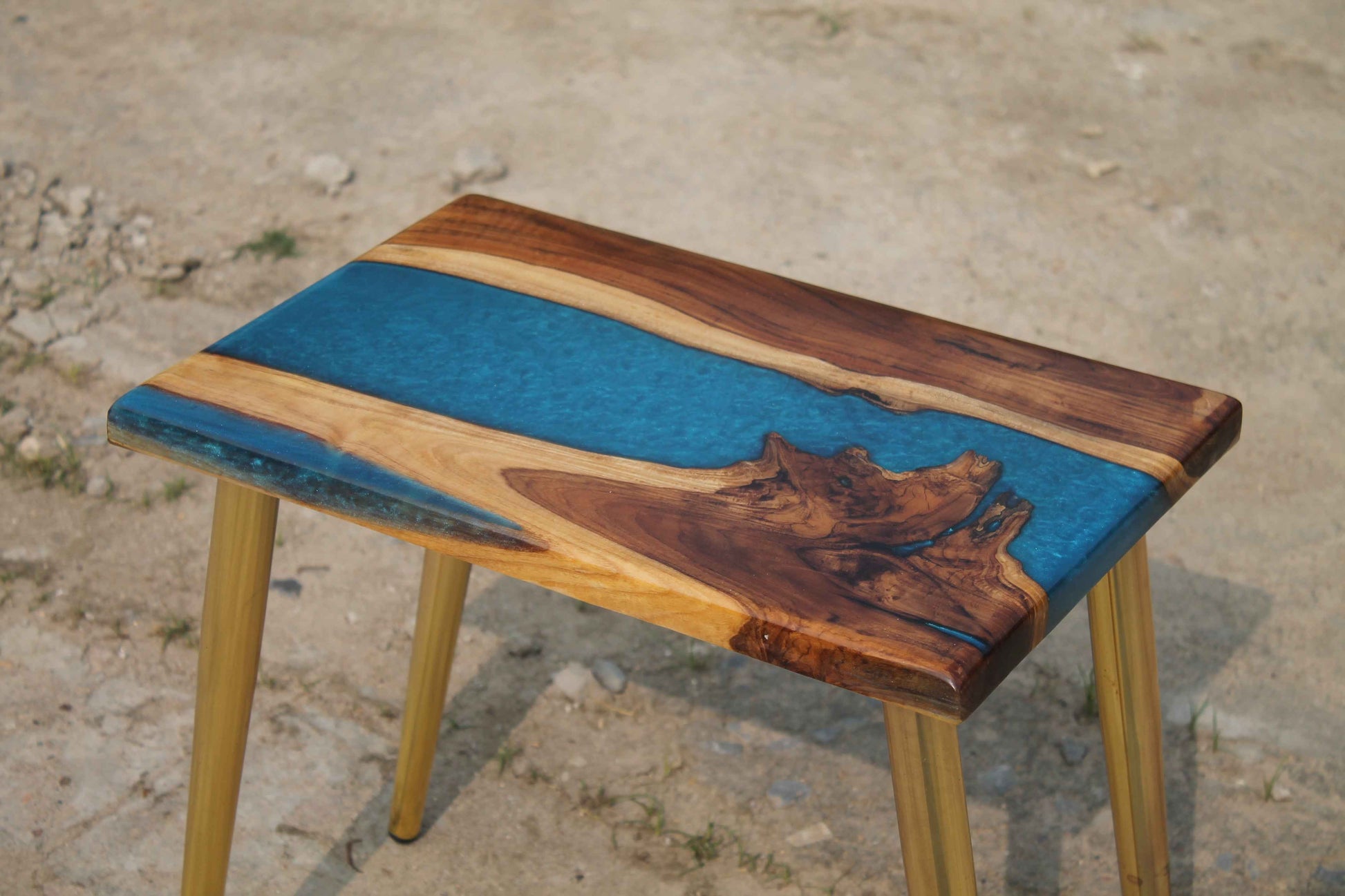 Epoxy River Side Table